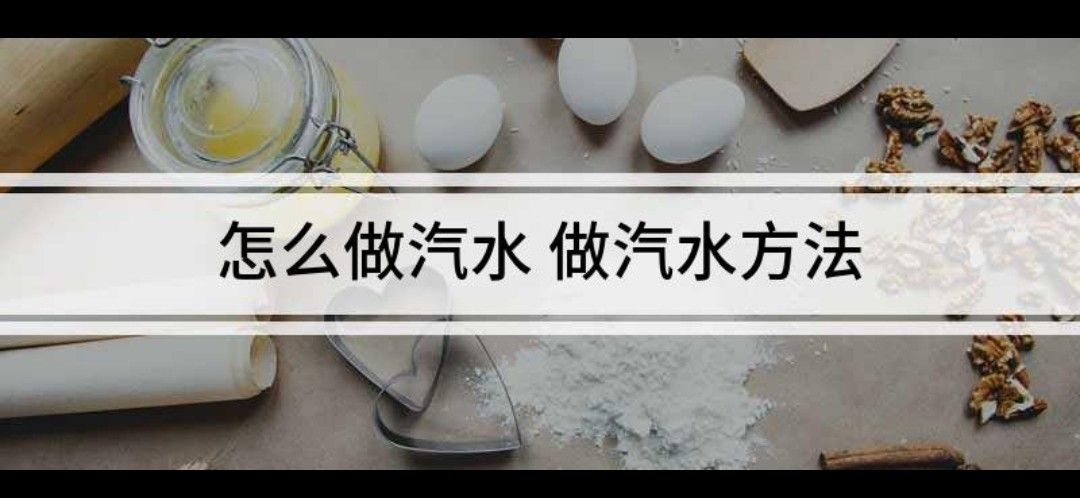 汽水制作技术